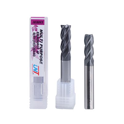 Fresa de extremidade  de raio de canto, comprimento regular EMA09 (4 estrias)