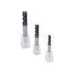 Fresa de carboneto (4 estrias) para aço e titânio tipo desigual EMD03