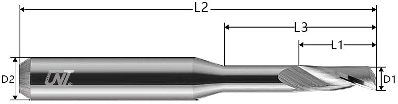 Fresa única, comprimento longo EMS 05